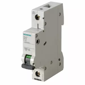 Siemens MCB 6 A, 1 Pole, 7.5 kA, C-Curve